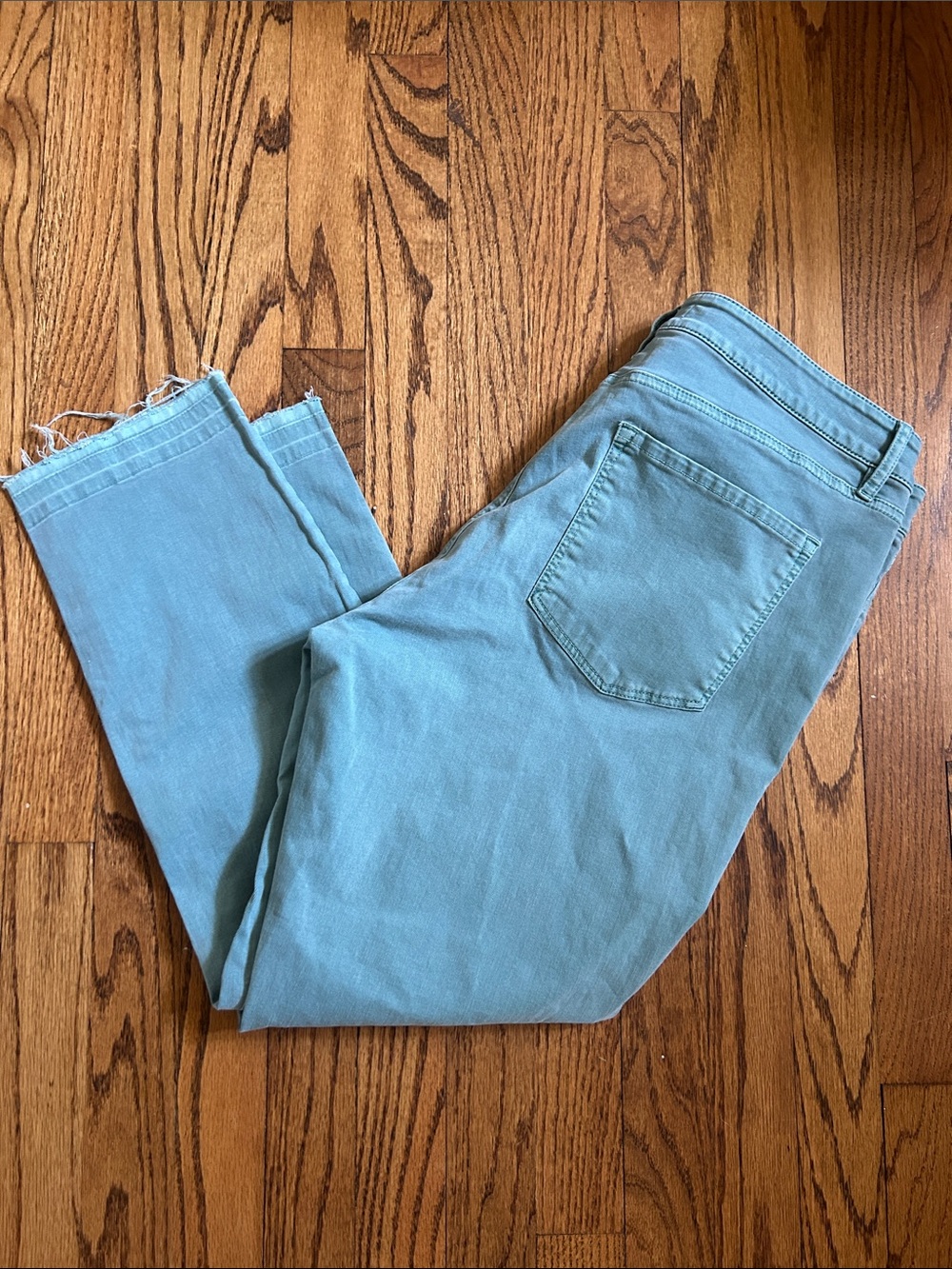 LOFT Teal The Skinny Jeans